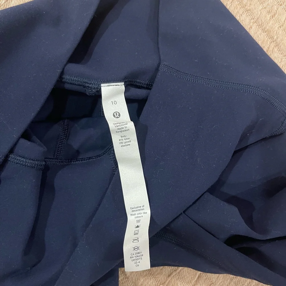 lululemon athletica Navy Workout Leggings